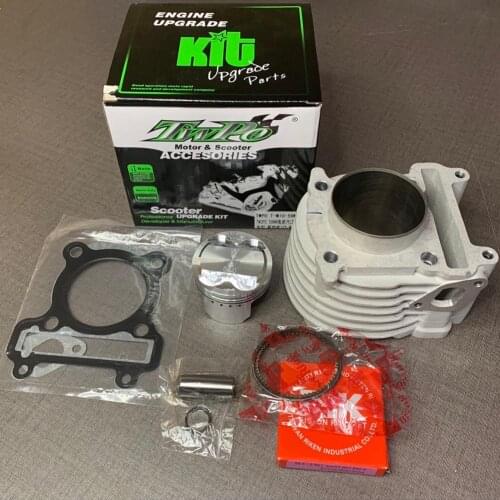 Cylinder Kit 59mm For BWS125 CYGNUS125 GTR125 ZUMA125 MIO115 Big Bore Racing Nicasil Forged Piston Tuning Bws Cygnus Zuma 125
