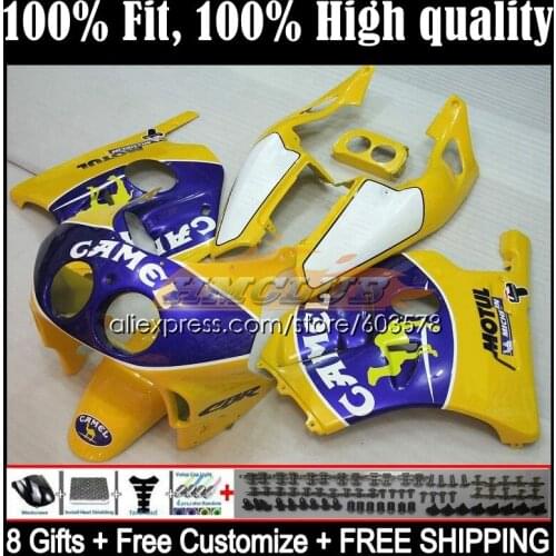 Injection Body For HONDA CBR 250RR 250CC CBR250RR 1988 1989 40CL.84 CBR 250 RR CC MC19 CBR250 RR 88 89 OEM Fairings CAMEL blue