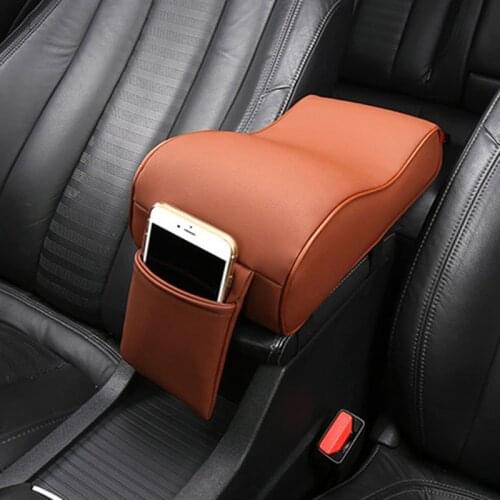 Leather Car Center Console Armrest Box Cushion For Audi A-series S-series RS-series Q3 Q5 SQ5 Q7 A1 A3 S3 A4 S4 RS4 RS5 A5 A6 S6