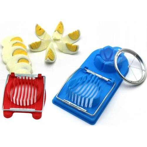 Multifunctional Egg Cutter Stainless Steel Cutting Egg Slicer Slicing Gadgets Kitchen Accessories