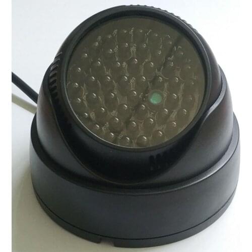 940nm invisible infrared light 48pcs black IR LED night vision illuminators IR spotlight CCTV camera additional lamp