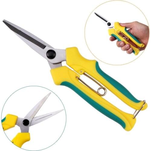 New Garden Hands Tools Pruning Fruit Tool For Tree Branch/Flowers Anti-slip Handle Pruners Garden Shears Gardening Secateurs