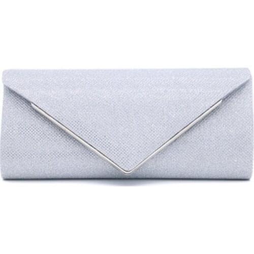 Women Flap Dazzling Clutches Bag Evening Bag Solid Color Purse With Detachable Chain Кошелек Женский Кожаный Porte Monnaie Femme