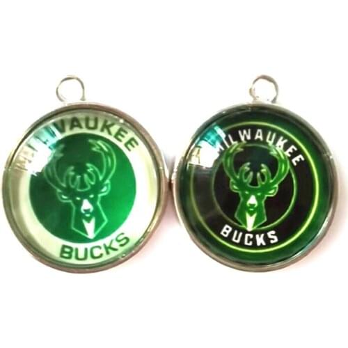 20pcs Basketball Team logo Dangle Charms Pendant Fit DIY Earrings Bracelet Necklace For Women Men Jewelry Making