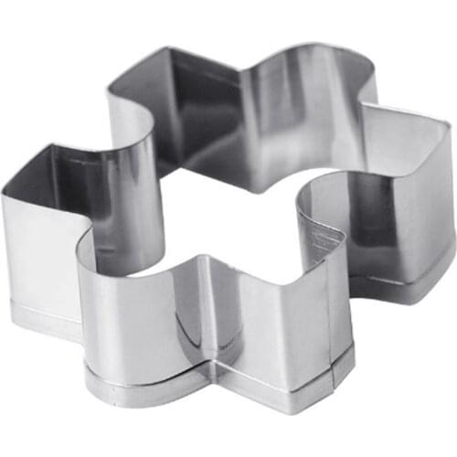 Durable Puzzle Shape Stainless Steel Cookie Cutter Set DIY Biscuit Mold Kitchen Tools Dessert Bakeware Fondant Cutter Mold