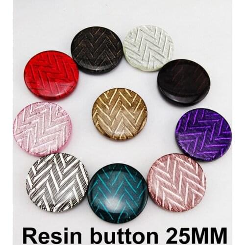 15PCS 25MM Shirt RESIN Coat Button Decoration Kids Sewing Clothes Accessory Round Sweater Buttons R-326