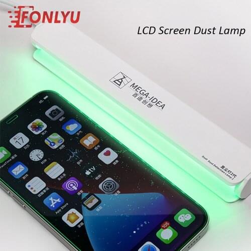 QIANLI Dust Checking UV Lamp Fingerprint Scratch Detection Checking UV Light For Mobile Phone LCD Screen Repair Tool