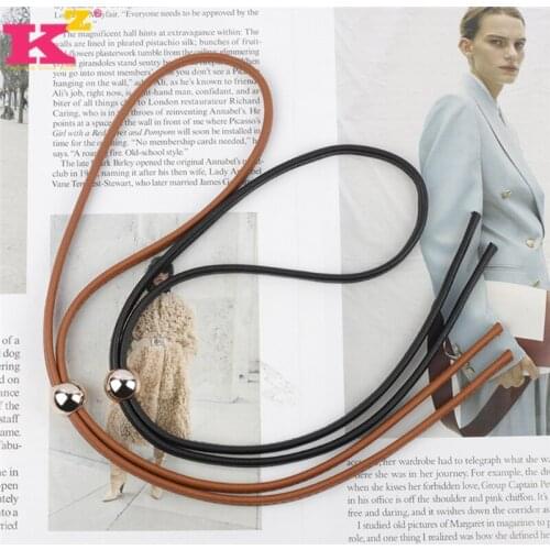 4XFF PU Leather Drawstring Pull String Purse Strap Replacement for bucket Bag Shoulder Bags Accessories DIY Making Supplies
