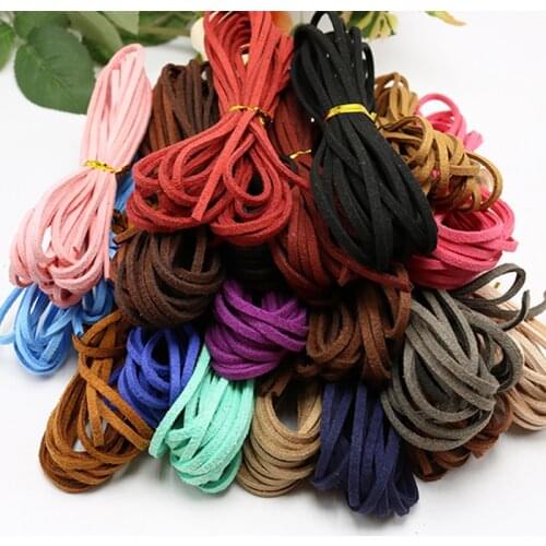 3mm bracelet handmade Cords fleece diy accessories rope cord necklace leather cord 4 meters #1107