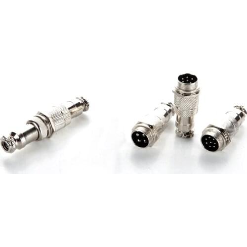 Male Plug Docking Plug GX12 aviation circular connector 2 Pin plug 3pin4pin 5pin6pin7pin 12mm Butt plugs RS765