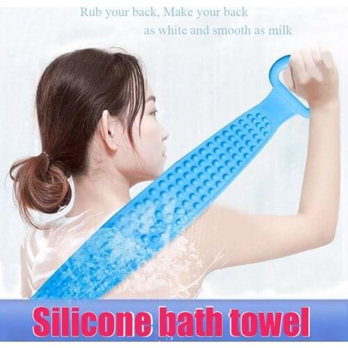 Magic Scrub Brushes Bath Towels Back Rub Mud Massage Shower Belt Massage Back Rubs Bathing Tape Artifact Rub The Ash