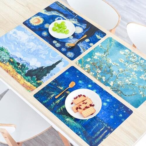 Table ware Place Mats Table Coasters Insulation Kitchen Dining Room Place Mat Table Decoration Accessories cup Liners