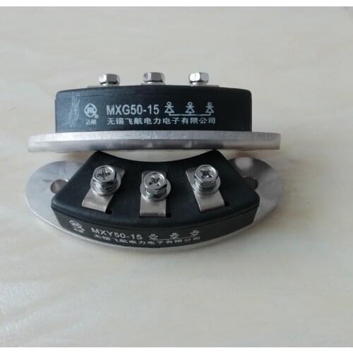 Rectifier controller module: MXY50-15 MXG50-15 / MXY50-12 MXG50-12 (Pressure type/Three terminal / Installation pitch 70mm)