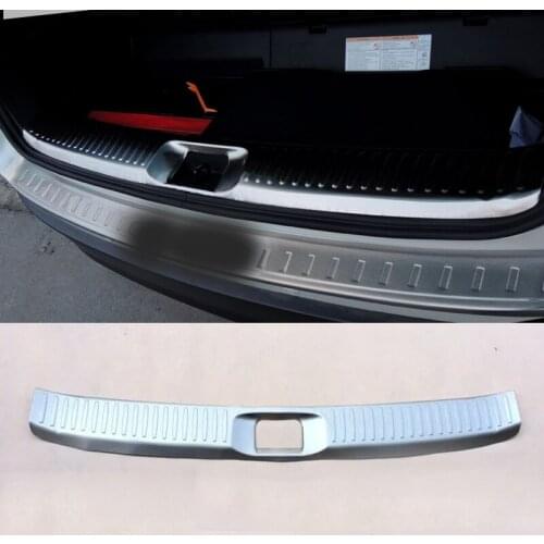Fit For Toyota Highlander 2014 2015 Inner Rear Bumper Protector Sill Cover Trim Stainless Steel Interior Car Mouldings 1PC/SET