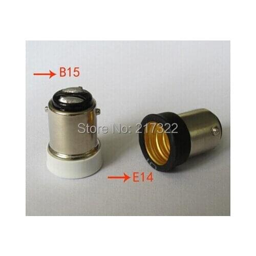 500PCS,BA15D TO E14 adapter Conversion socket High quality material fireproof material BA15D TO E14 socket adapter Lamp holder