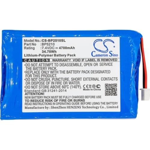 Cameron Sino 4700mAh battery for BK PRECISION 2510 2510 Oscilloscopes 2511 2512 Oscilloscopes BP5210