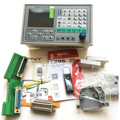 Offline CNC controller 50KHZ CNC 4 Axis Breakout Board Carving Control System Engraving Machine Control SMC4-4-16A16B SHAOGECNC