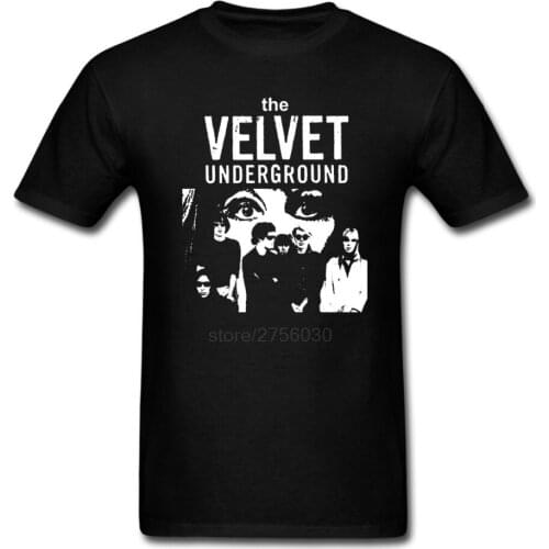 The Velvet Underground Rock & Roll T shirt men women Black tee size xS~XXXL male tshirt t-shirt virtus pro asic bitcoin miner