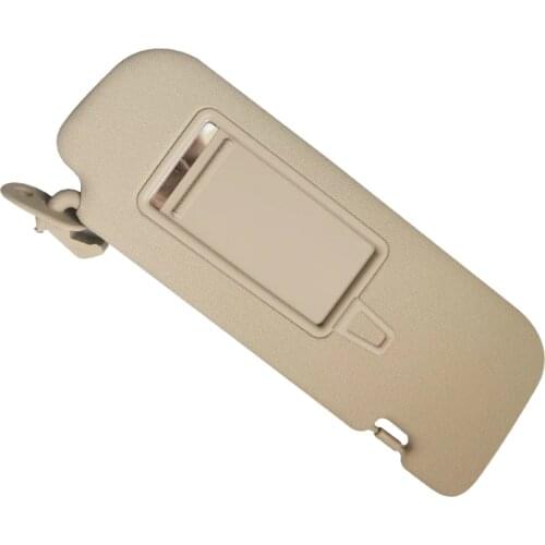 Beige Car Front Right Passenger Side Sun Visor Sunshade Makeup Mirror Fit For Hyundai Elantra MD 2011 2012 2013 2014 2015