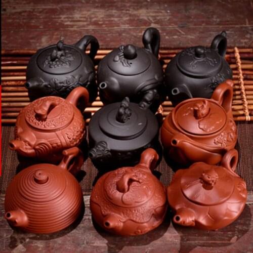 Zisha teapot Xi Shi teapot Zhu mud 160ml hand grasp pot kung fu ceramic tea set tea features small teapot