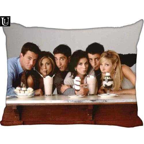 Custom Friends Rectangle Pillowcase zipper Classic Pillow Case size 35*45cm 40*60cm 50*75cm soft Pillow Cover