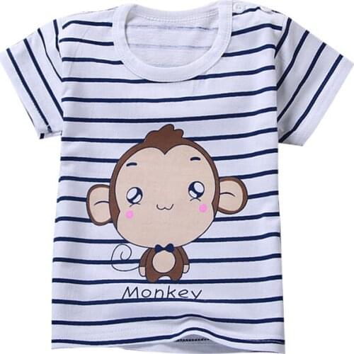 Unini-yun children boys t shirt summer baby kids boys tops tee t shirts for children boys clothes garments baby girls 6M-7T