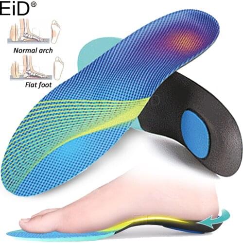 EiD Sport Insoles Non-Slip EVA Memory Foam Shoe Insoles Orthopedic Foot Care For Feet Shoes Sole Running Shock Absorption Pads