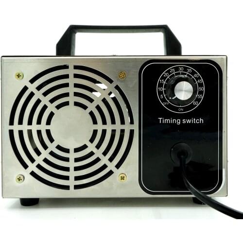 24G/H 220V Ozone Generator Machine Air Filter Purifier Fan for Home Car Formaldehyde Time Switch EU Plug generador de ozono