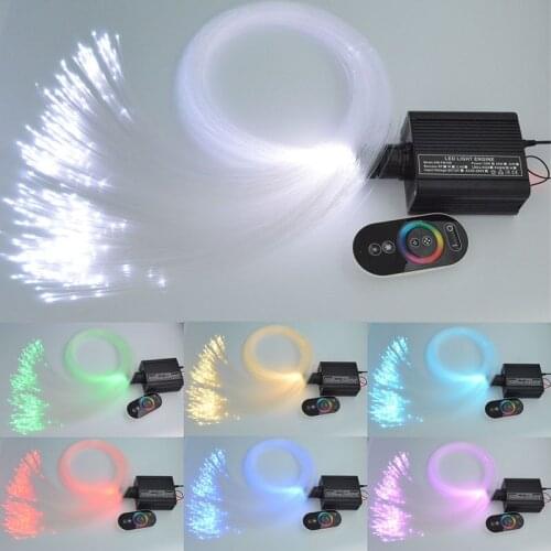 Car Use 16W RGB Light engine 200pcs*0.75mm*2M LED Fiber optic light Star Ceiling Kit lighting
