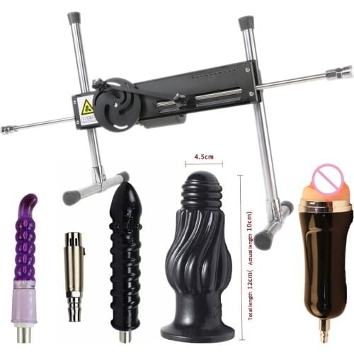 Powerful 120w Efficient Adjustable Sex Machine with Vibrator Control Silent Ultra Vac u Lock Love Machine with Free Dildos