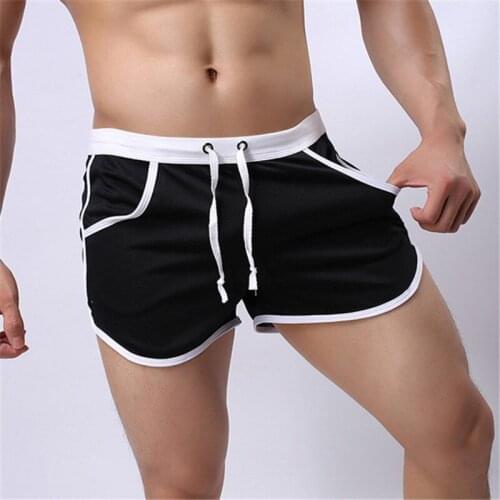 Mens sports running shorts fitness beach pants bodybuilding mens shorts 6 colors available