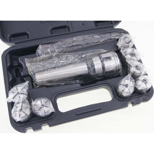 Morse Taper Collet 8Pcs & Chuck Spanner Set MT4 Lathe Milling Tools