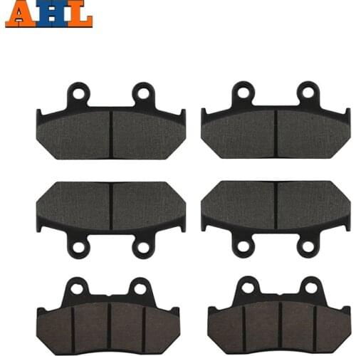 AHL Motorcycle Front and Rear Brake Pads for HONDA GL1500 GL1500SE GL1500L Goldwing GL1500 SE / L 1990-2000 Disc Pad Set