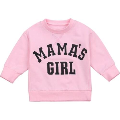 Loose Babys Sweatershirt, Long Sleeve Round Neck Casual Lettering Sweatershirt for Spring Autumn