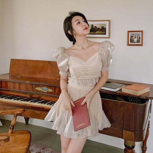 Tankini Swimsuit Swimwear For Girls Bikini Brazilian Bikinis Woman Swimming Suit Women New Female Split Skirt Fairy Korean