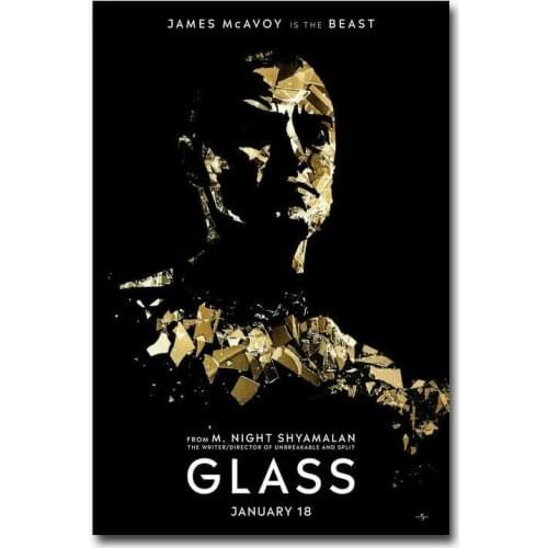 W190 GLASS Hot Movie Silk Fabric Wall Poster Art Decor Sticker Bright