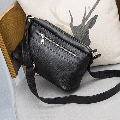 Ladies Genuine Leather Shoulder Bag Women Crossbody Bags Female Messenger Bag Fashion Tote Purse Luxury Party Womens Handbags