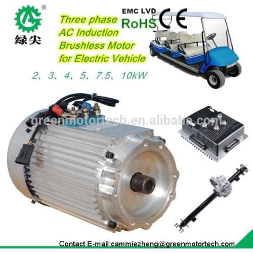 10kw 72v 96v 108v electric AC motor for cars golf cart bus trcycle