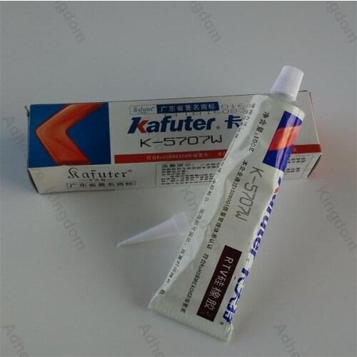2pcs Kafuter 100g K-5707W element fixed glue white silicone Industrial Adhesives