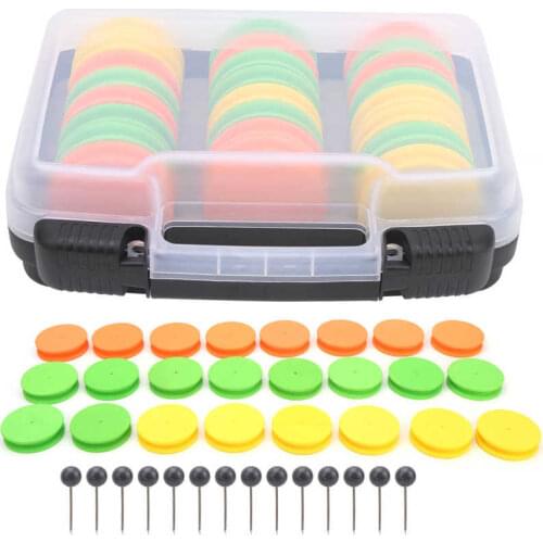 24pcs EVA Foam Spools Fishing Line Winder Hook Board 63x15mm Outdoor Sea Ice Boat Durable Spools Fishing Box Tackle Boxes