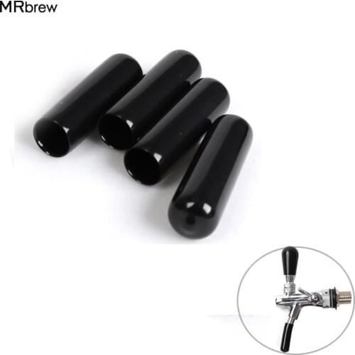 4x Draft Beer Tap Smoother Faucet Cap Spout Black Pourer Cover Spouts