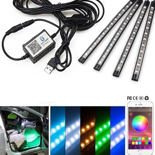 Car Styling Interior LED Decorative Lights For Renault Duster Megane 2 3 Logan Clio 4 Captur Sandero Laguna Scenic Accessories