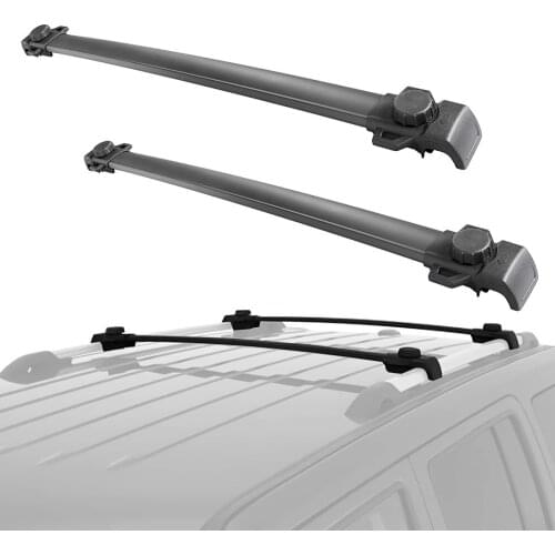 Roof Rack Cross Bar Rail Compatible with 2007-2020 Jeep Patriot Cargo Racks Rooftop Luggage Canoe Kayak Carrier Rack