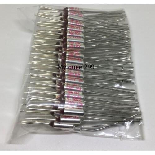 Free Shipping RY 100pcs/lot New Micro thermal fuse 10A 250V RY 184 Degrees Tf 184 C Mini temp fuse metal shell Thermal Cutoff