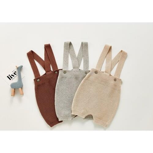 New Fashion Newborn Baby Romper Jumpsuit Summer Sleeveless Boys Girls Infant Solid Cute Casual Suspender Toddler Kids Romper