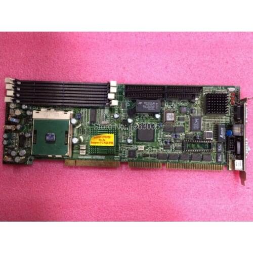 DHL EMS-freeshipping ROCKY-3702EV V4.0 ROCKY-3702EV Ver.4X Support FC-PGA PIII industrial motherboard CPU Card tested working