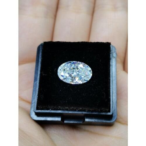 6x9mm Crushed Ice Oval DEF VVS1 GRA Excellent Cut Professional Loose Moissanite Supplier Factory Supply Sell Global Market