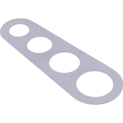 Stainless Steel Spaghetti Measure Measurer Silver Accurately and easily measures Stainless Steel Pasta Spaghetti Measurer
