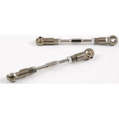CNC Alloy front steering adjust pull rod set 2pcs for ROFUN ROVAN LT(LOSI 5ive-T)Truck