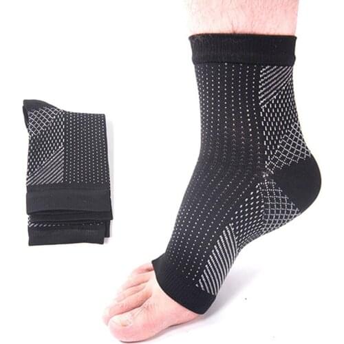 Joylife Unisex Anti-fatigue Compression Foot Ankle Sleeve Support Brace Sports Socks Straps Outdoor Football Protectors